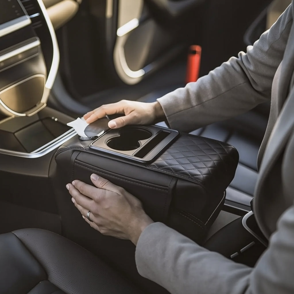 Boîte d'accoudoir de voiture multifonction