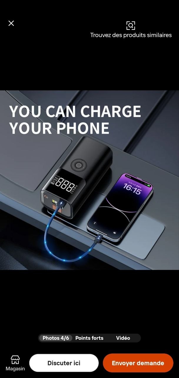 power max 4 in 1 + support gratuit
